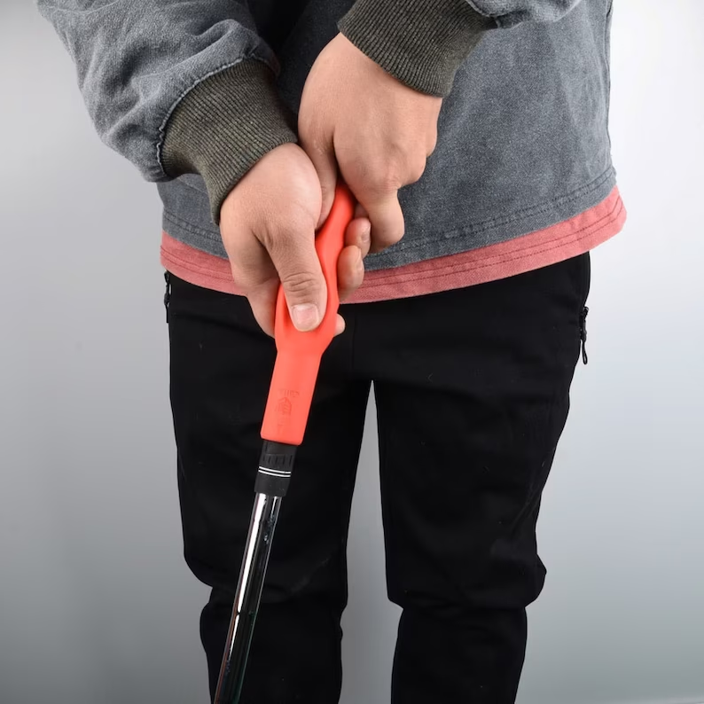 Golf Grip Trainer Rubber Swing Training Aid Right Handed
