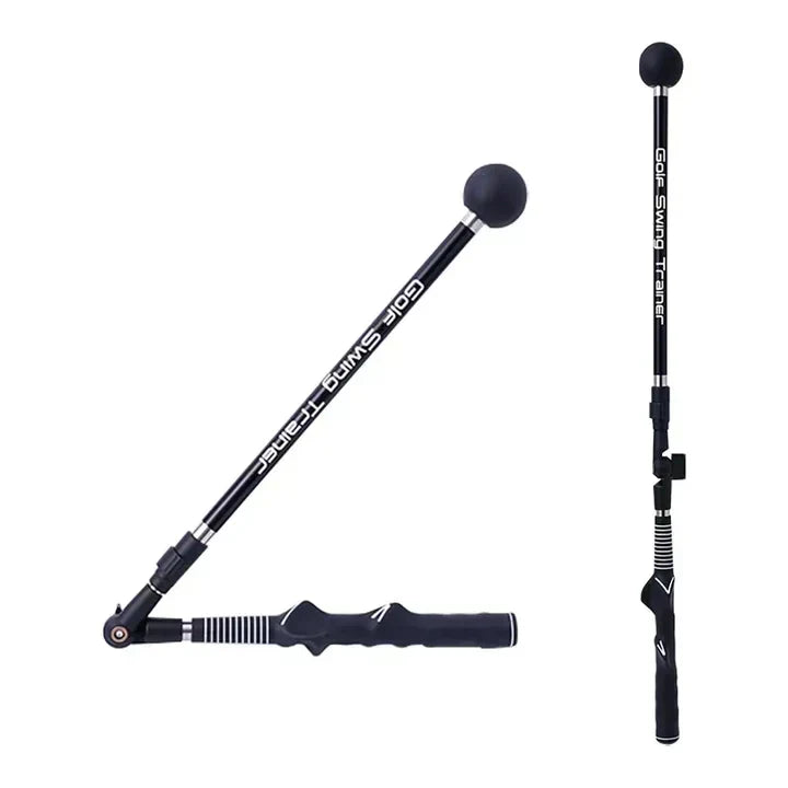Golf Swing Trainer Adjustable Practice Alignment Training Aid