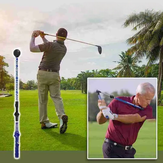 Golf Swing Trainer Adjustable Practice Alignment Training Aid