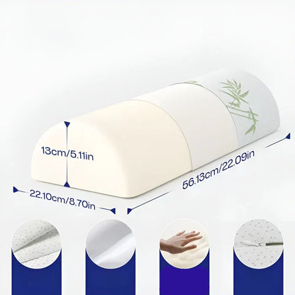 Half Moon Neck Pillow Ergonomic Cervical Support Cushion