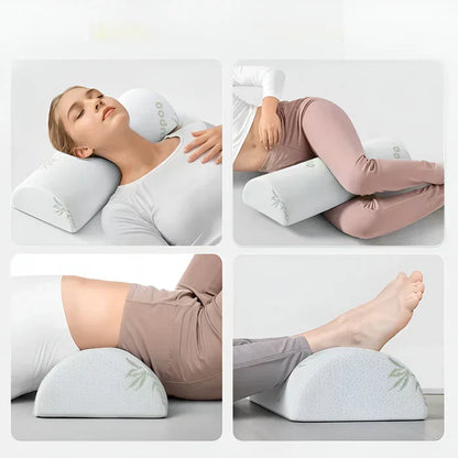 Half Moon Neck Pillow Ergonomic Cervical Support Cushion