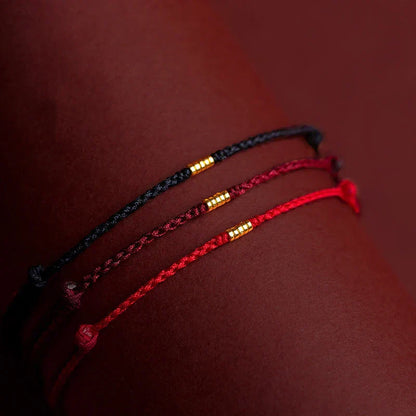 Handmade Spiritual Bracelet Adjustable Woven Meditation Jewelry