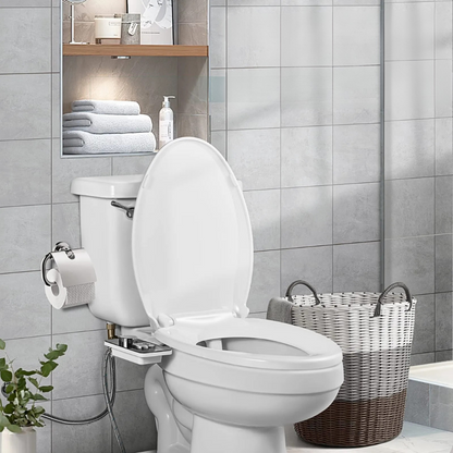 Hygienic Bidet Toilet Seat Attachment Dual Spray Adjustable Pressure