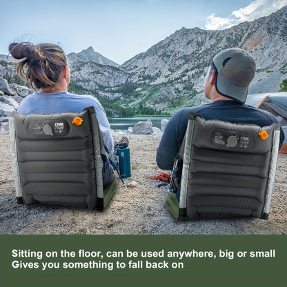 Inflatable Outdoor Chair Adjustable Backrest Portable Air Lounge Seat