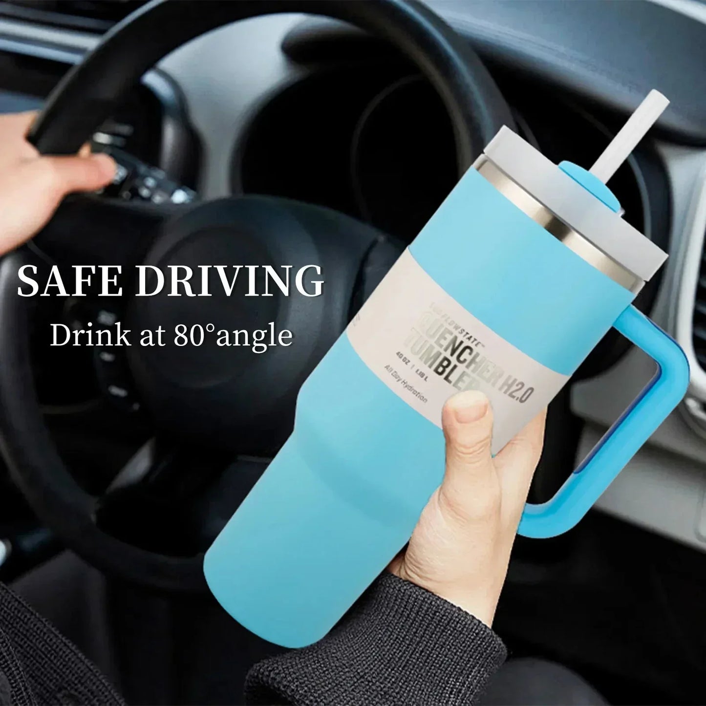 Insulated Stainless Steel Travel Tumbler Leakproof Thermal Cup