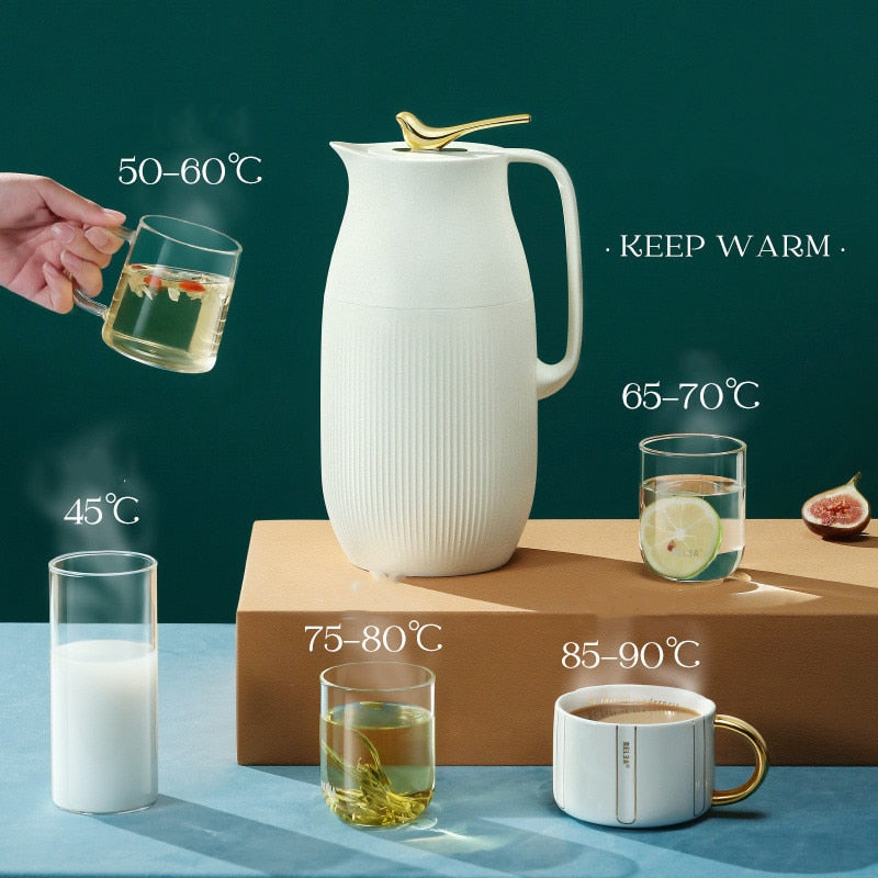 Insulated Thermos Bottle Stainless Steel Large Capacity Leakproof Minimalist
