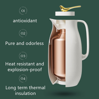 Insulated Thermos Bottle Stainless Steel Large Capacity Leakproof Minimalist