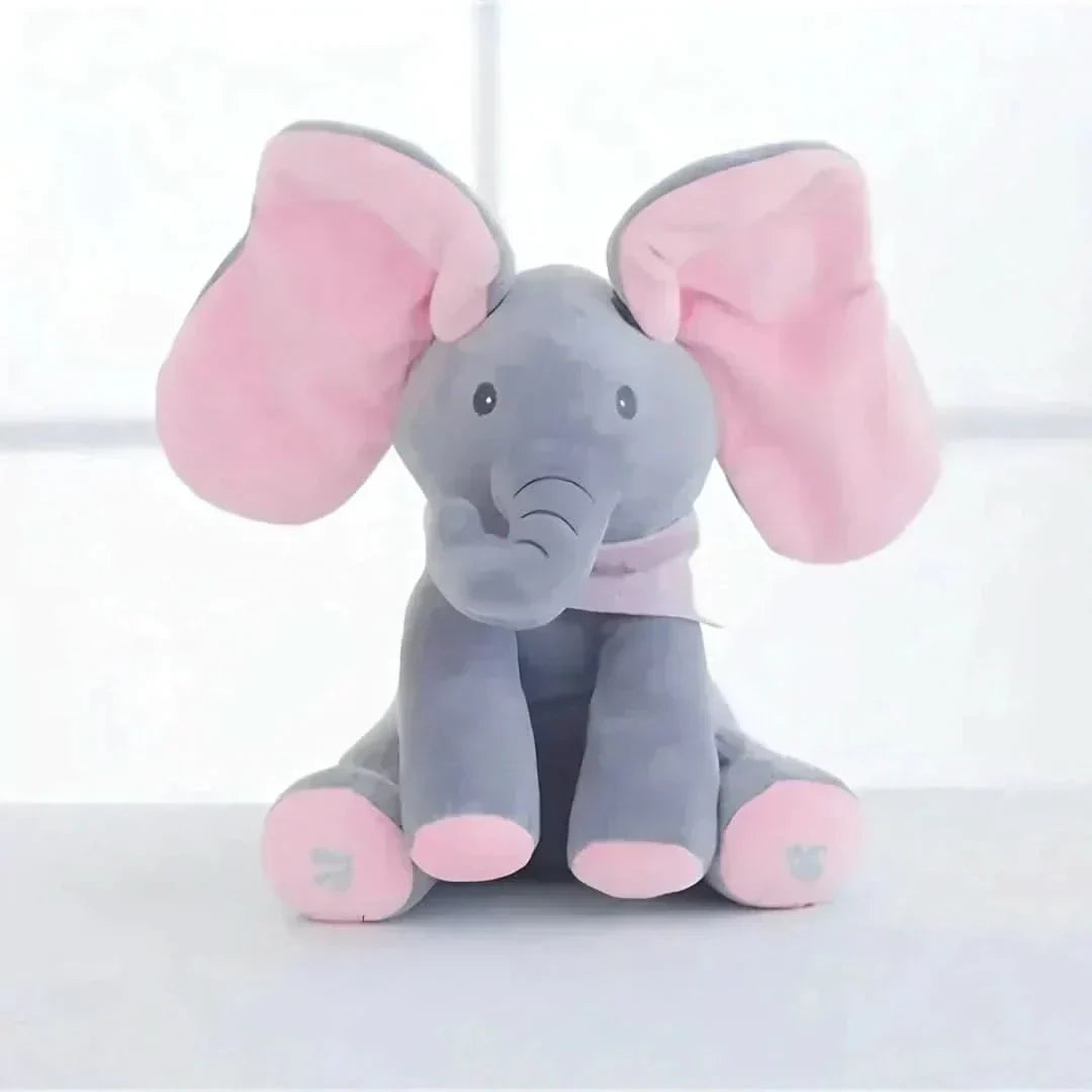 Interactive Elephant Plush Toy Peekaboo Talking Stuffed Animal