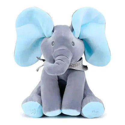 Interactive Elephant Plush Toy Peekaboo Talking Stuffed Animal