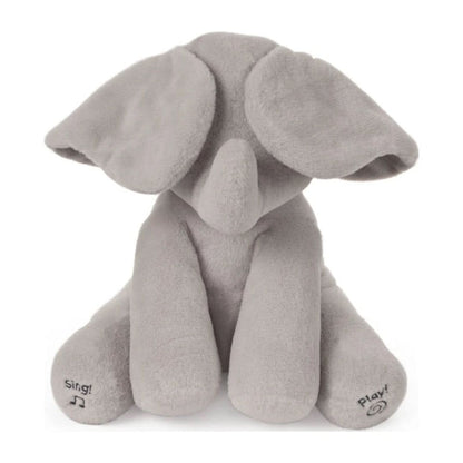 Interactive Elephant Plush Toy Peekaboo Talking Stuffed Animal