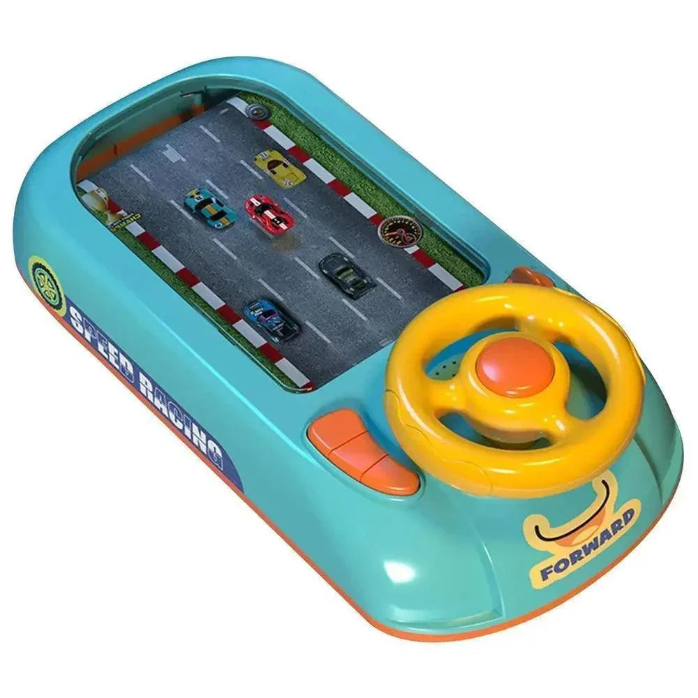 JuniorRacer Kids Simulation Racing Game Interactive Steering Wheel Toy