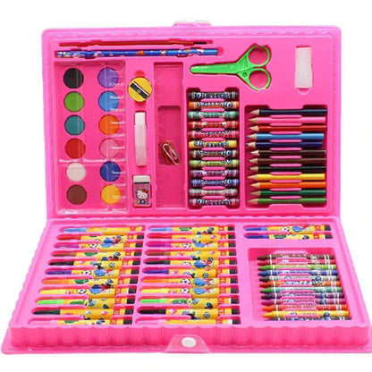 Kids Art Drawing Set 208 Piece Coloring Kit Creative Supplies