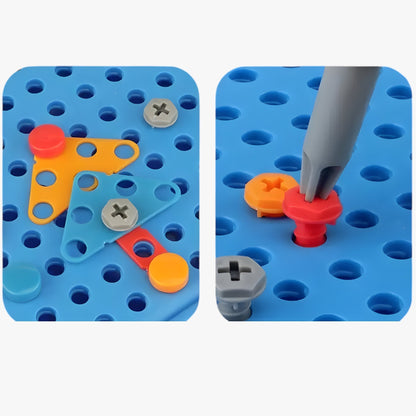 Kids Construction Drill Set Educational Building Toy Kit