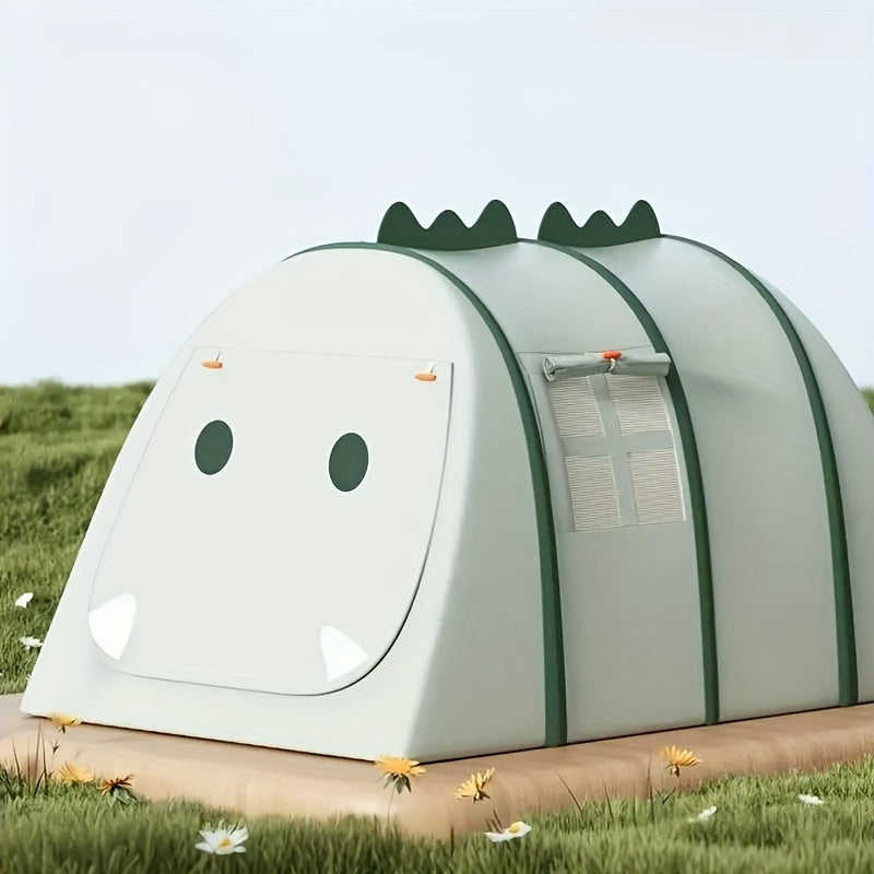Kids Dinosaur Play Tent Pop Up Indoor Outdoor Playhouse Folding Tent