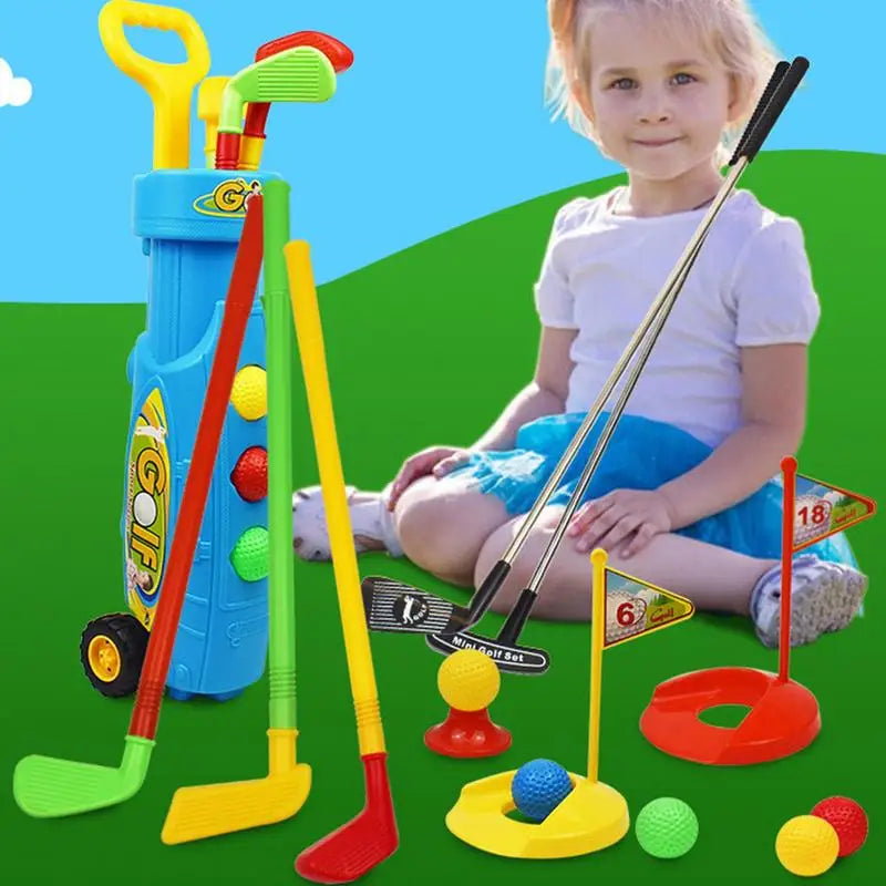 Kids Golf Training Set Junior Outdoor Golf Play Kit