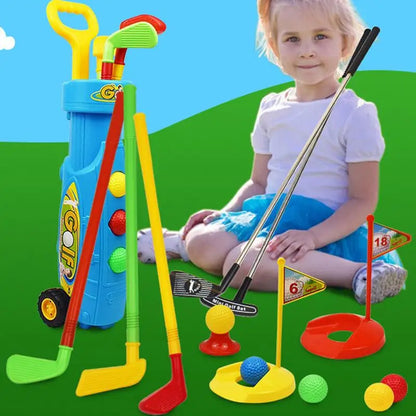 Kids Golf Training Set Junior Outdoor Golf Play Kit