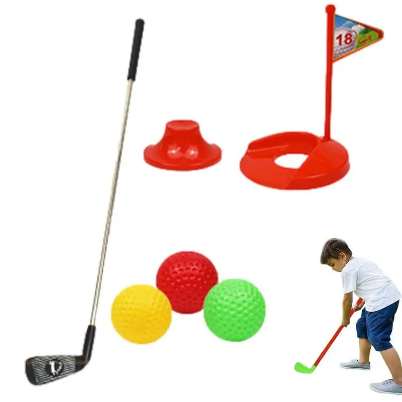 Kids Golf Training Set Junior Outdoor Golf Play Kit