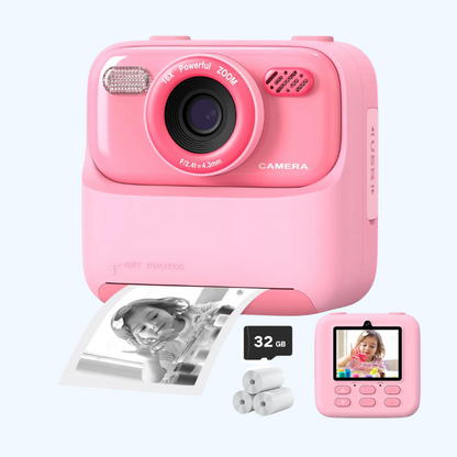 Kids Instant Print Camera HD Selfie Digital Camera