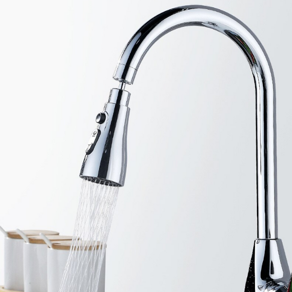 Kitchen Faucet Aerator Swivel 360 Degree Water Saver Spray Attachment with Splash Filter