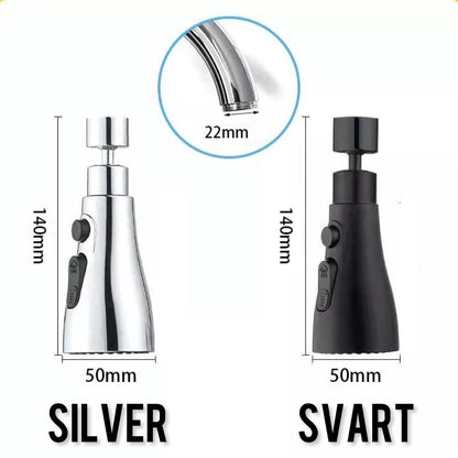 Kitchen Faucet Aerator Swivel 360 Degree Water Saver Spray Attachment with Splash Filter