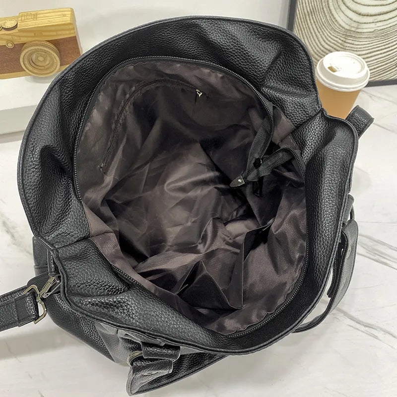 Large Organised Shoulder Tote Bag With Multiple Storage Compartments