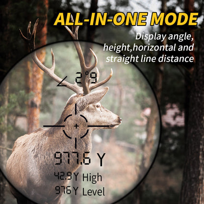 Laser Rangefinder 1000 Yard Distance Meter Hunting Golf Range Finder