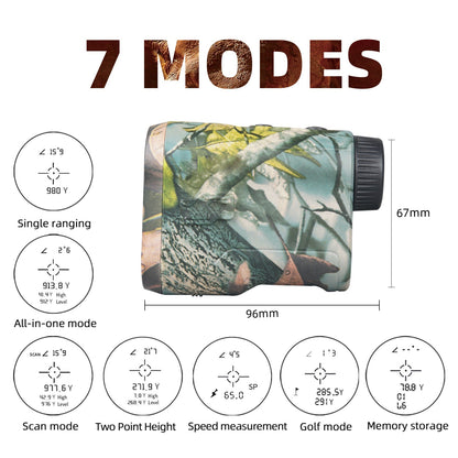 Laser Rangefinder 1000 Yard Distance Meter Hunting Golf Range Finder