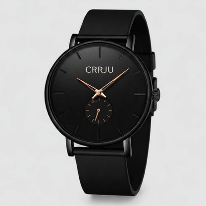 Luxury Quartz Watch with Waterproof Mesh Strap