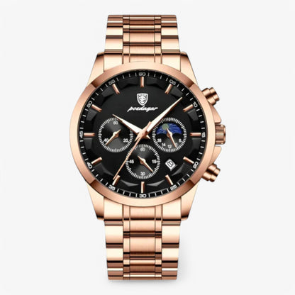 Luxury Stainless Steel Men Watch Classic Analog Wristwatch
