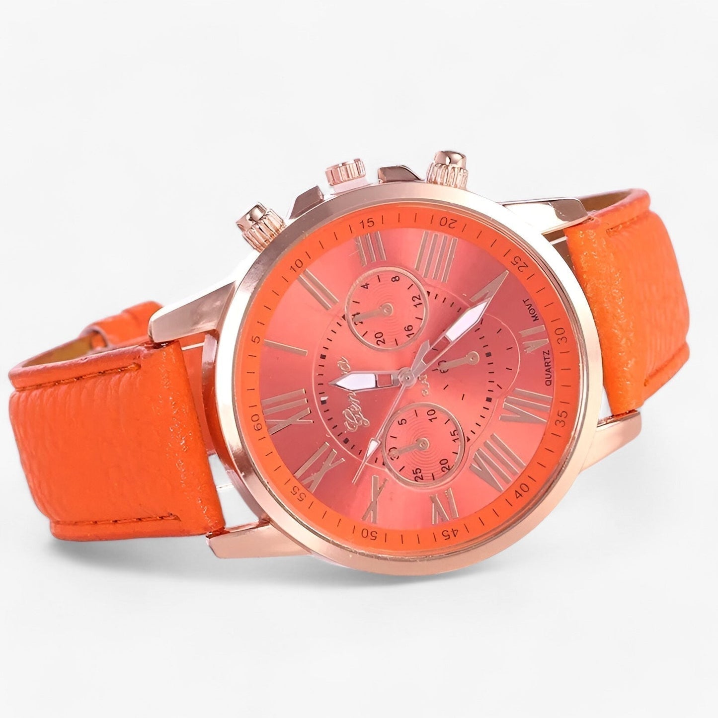 Luxury Womens Leather Watch Waterproof Elegant Quartz Wristwatch