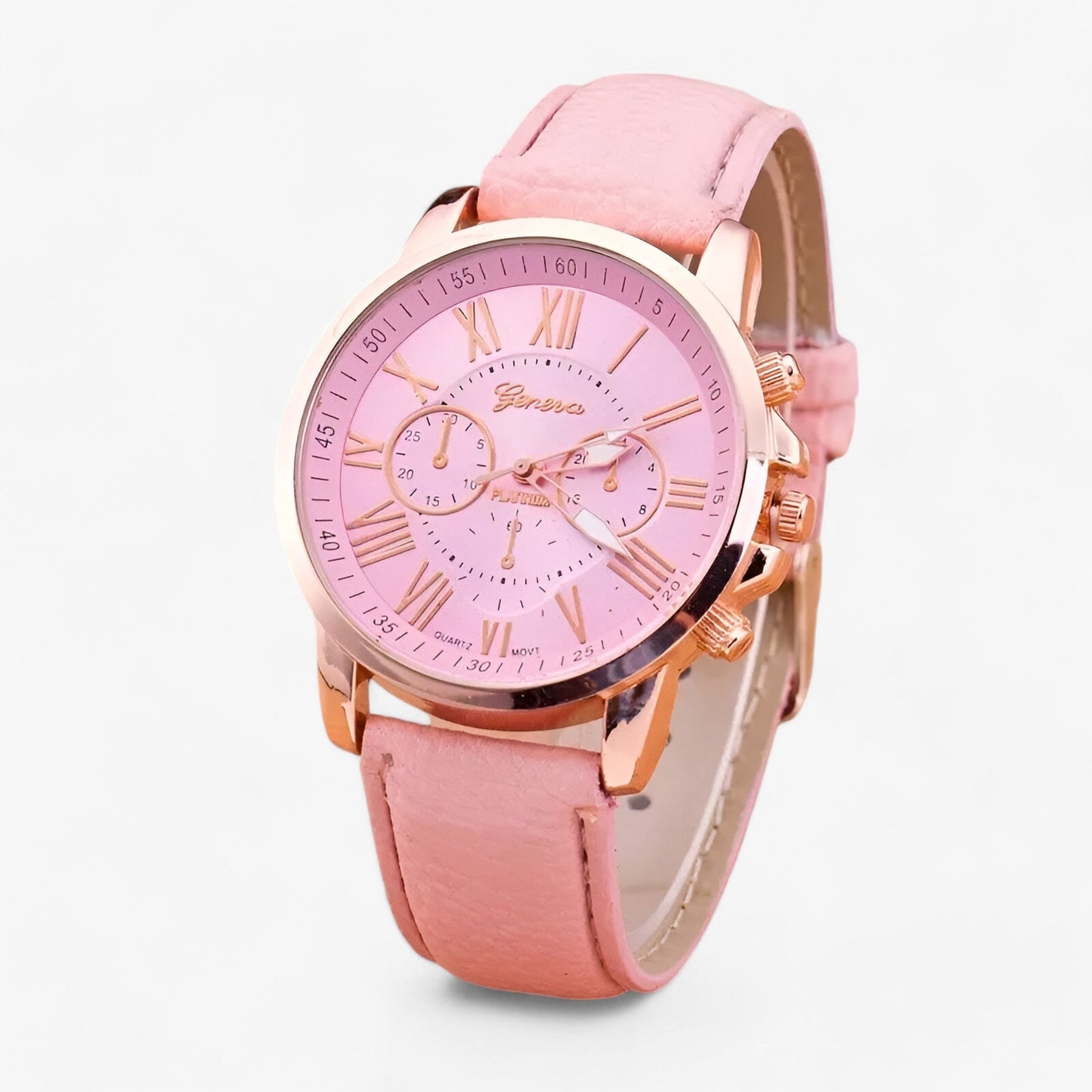 Luxury Womens Leather Watch Waterproof Elegant Quartz Wristwatch