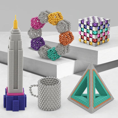 Magnetic Balls Building Set Creative Fidget Construction Toy