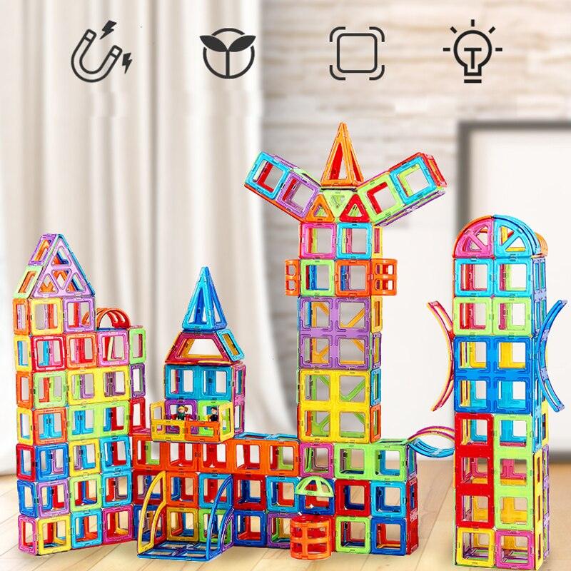 Magnetic Building Blocks STEM Learning Construction Set