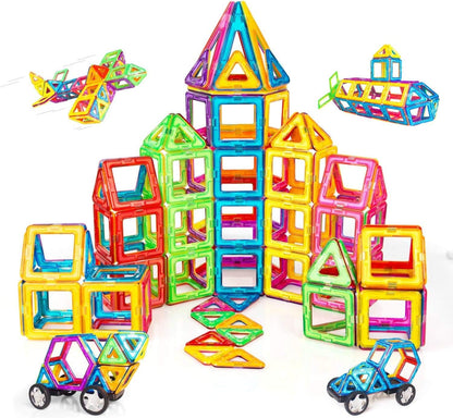 Magnetic Building Blocks STEM Learning Construction Set
