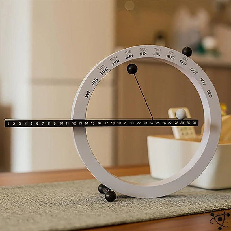 Magnetic Calendar Perpetual Modern Desk Organizer Minimalist Office Decor