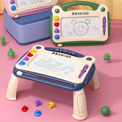 Magnetic Drawing Board Reusable Kids Sketch Learning Tablet