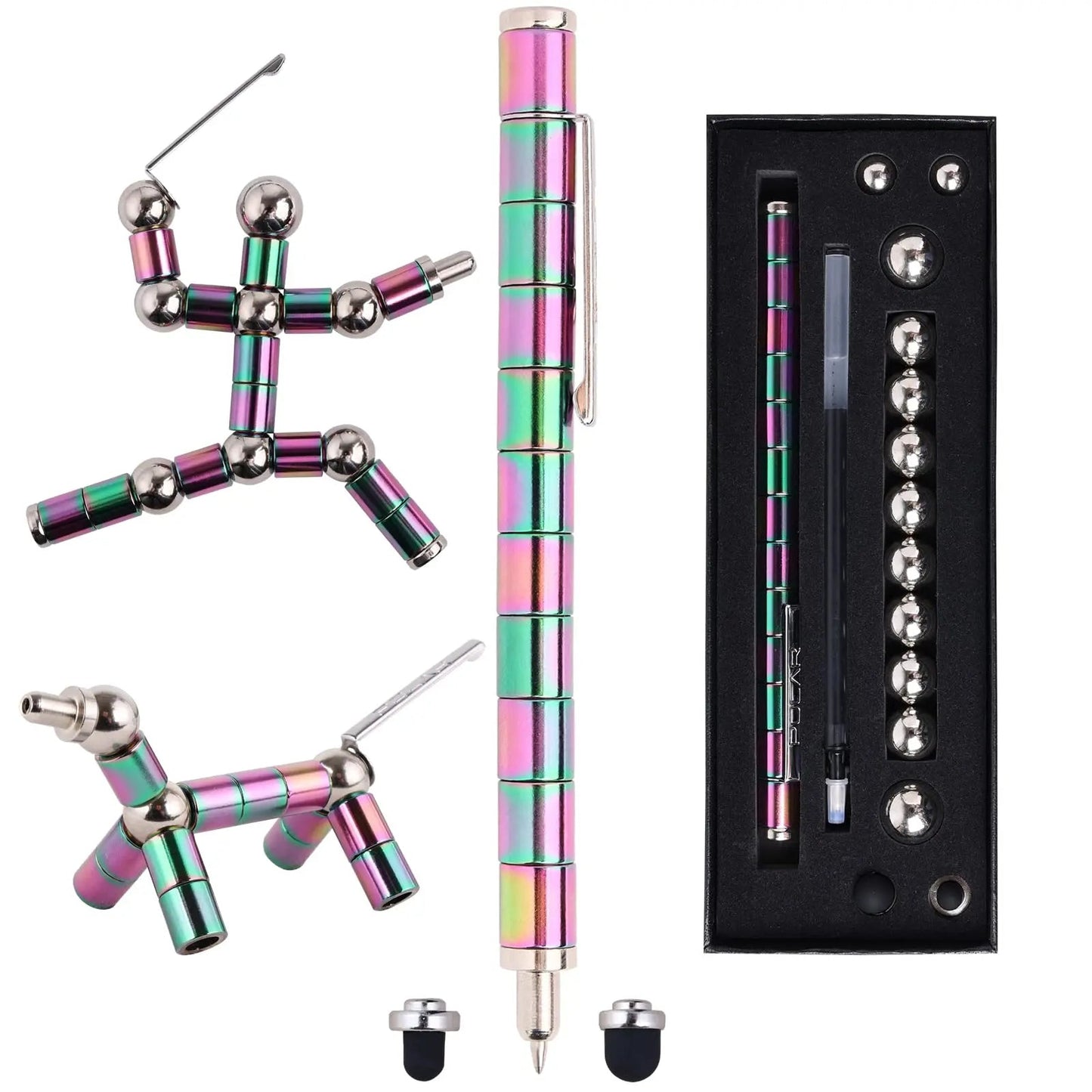 Magnetic Fidget Pen Stress Relief Toy and Multifunction Writing Pen