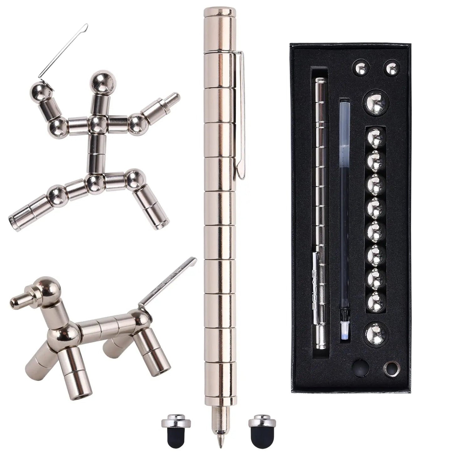 Magnetic Fidget Pen Stress Relief Toy and Multifunction Writing Pen
