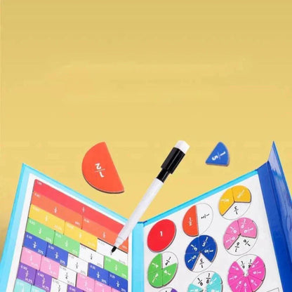 Magnetic Fraction Learning Game Educational Math Toy Set