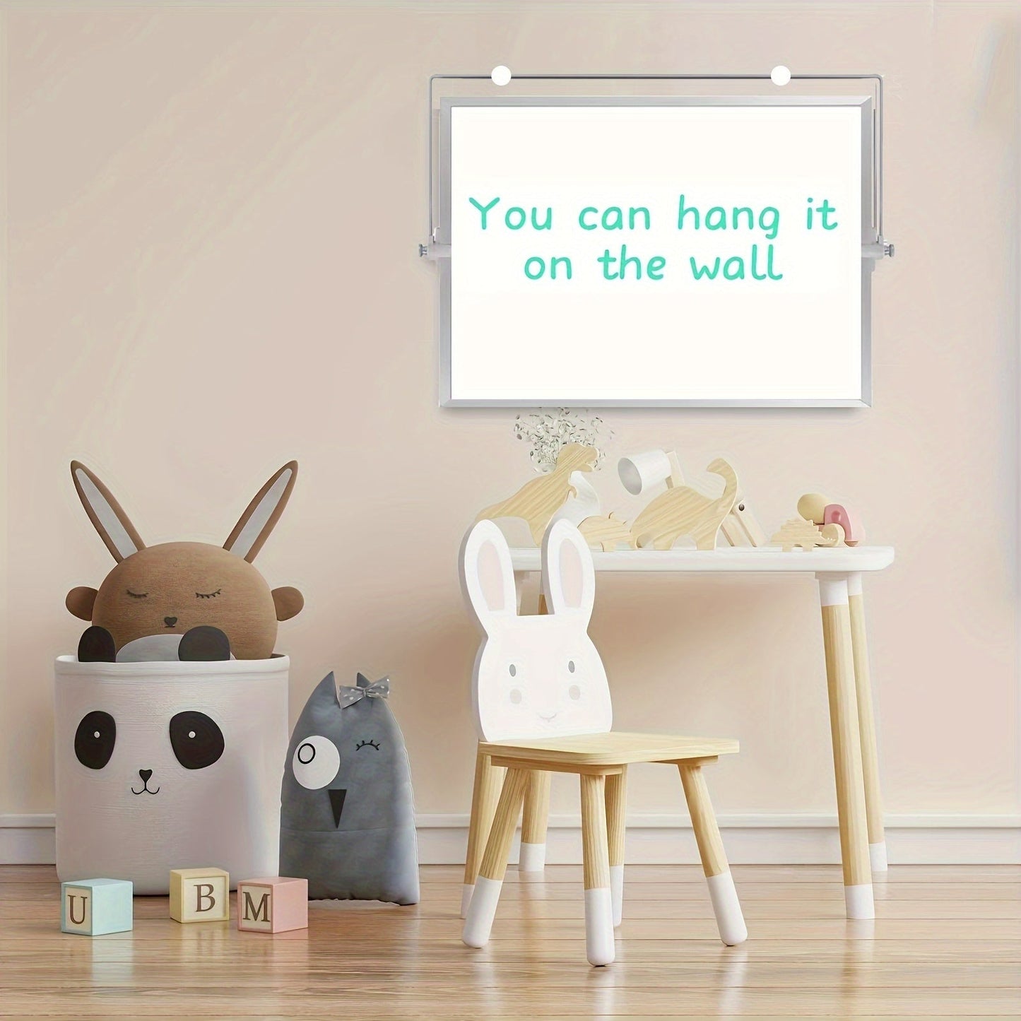 Magnetic Whiteboard Double Sided Portable Desk Board With Stand
