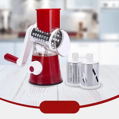 Manual Rotary Grater Slicer and Food Chopper