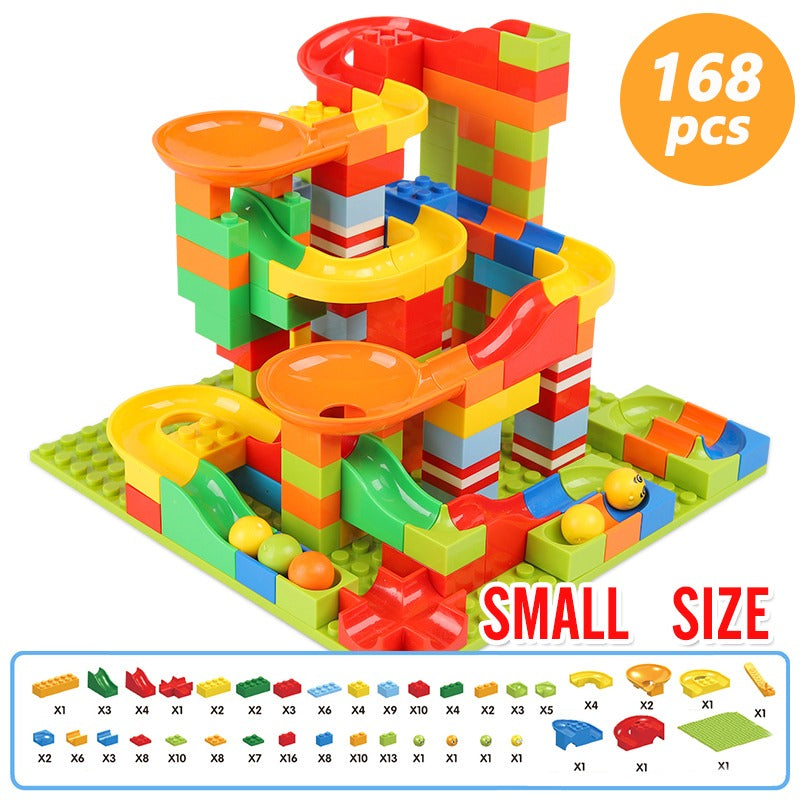 Marble Run Building Blocks Race Track Construction Set