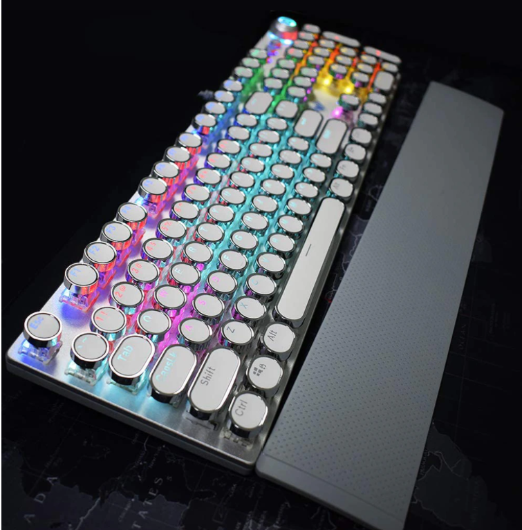 Mechanical RGB Gaming Keyboard with Blue Switches