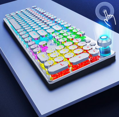 Mechanical RGB Gaming Keyboard with Blue Switches