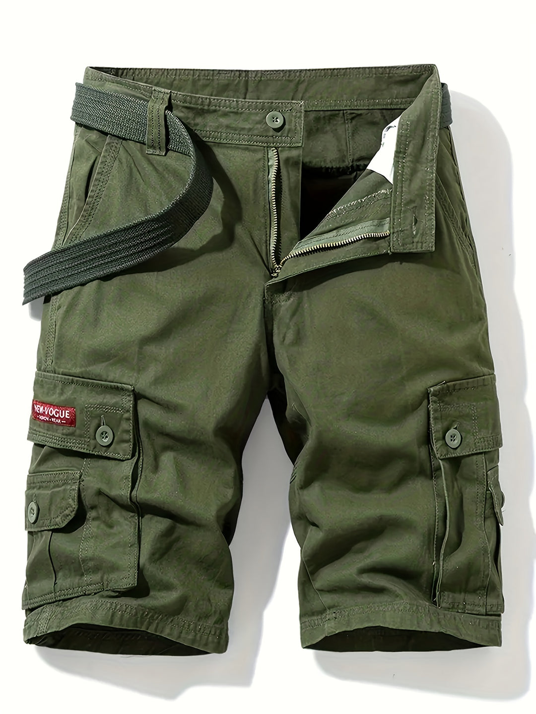 Mens Cargo Shorts Multi Pocket Casual Summer Fit
