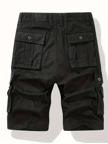 Mens Cargo Shorts Multi Pocket Casual Summer Fit