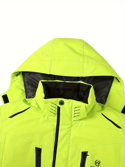 Mens Insulated Ski Suit Waterproof Snowboarding Winter Snowsuit Set