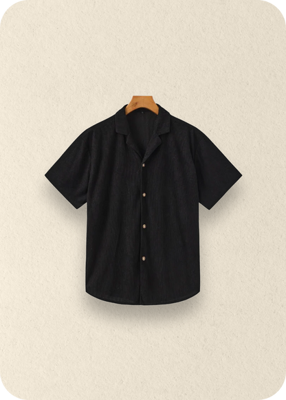 Mens Linen Summer Set Short Sleeve Shirt Shorts Relaxed Fit