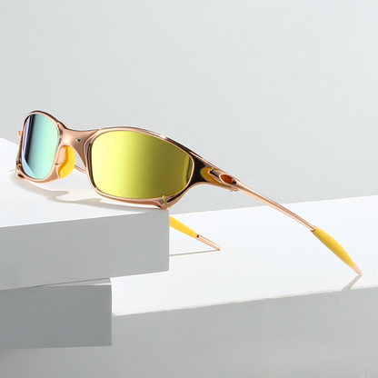 Mens Polarized Sunglasses Metal Frame UV Outdoor Eyewear