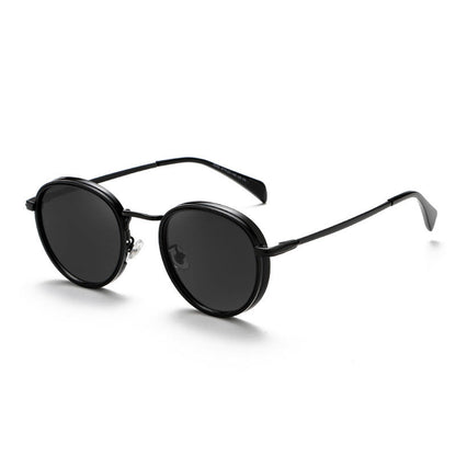 Mens Round Sunglasses Classic UV Protection Casual Eyewear